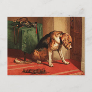 Edwin Henry Landseer Spannung (1877) Postkarte