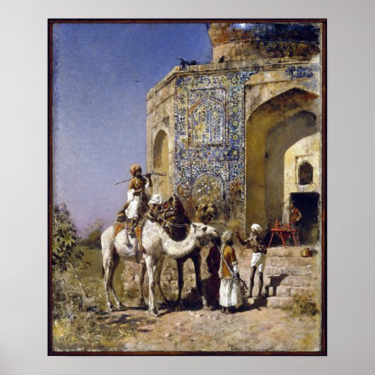 Edwin Lord Weeks The Old Blue Tile Moschee Poster (Vorne)