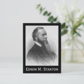Edwin M. Stanton Postkarte (Stehend Vorderseite)