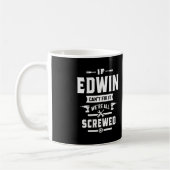 Edwin Personalisiert Name Birthday Gift Kaffeetasse (Links)