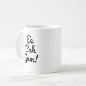 Ee Bah Gum Yorkshire expression, UK slang Kaffeetasse (Vorderseite Links)