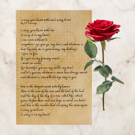 EE Cummings Gedicht Puzzle