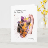 ee cummings völlig wagen Quote Blank Card Karte (Gelbe Blume)