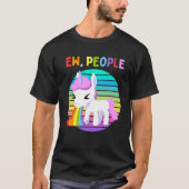 Ee People Unicorn Sunset Rainbow T-Shirt (Vorderseite)