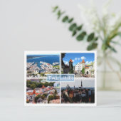 EE Tallin - Altstadt - Hafen - Viru Gate - Kiek Postkarte (Stehend Vorderseite)