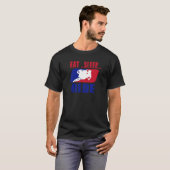 Eeat Schlaf und Fahrt T-Shirt (Vorne ganz)