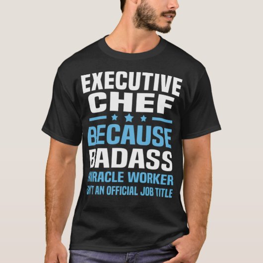 Eecutive funny crossfit space theme chef jacket T-Shirt (Vorderseite)
