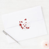 Eeew, ist das Blut auf Ihrem Runder Aufkleber (Umschlag)