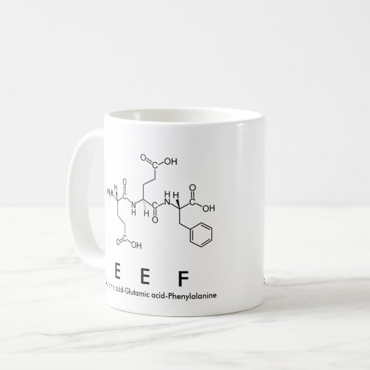 Eef Peptidname Tasse (Vorderseite Links)