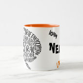 EEG-Tasse Zweifarbige Tasse (Mittel)