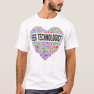 Eeg Technologe Herz T-Shirt