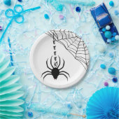 Eek a Spider Halloween-Party Pappteller (Party)