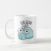 Eek-gloo Funny Iglu Pun Kaffeetasse (Links)