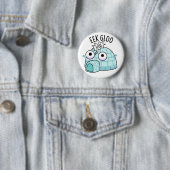 Eek-gloo Lustiger Igloo-Wortwitz Button (Beispiel)
