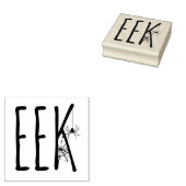 Eek Gruseliger Spider & Spinnennetz Halloween Gummistempel (Stempel)