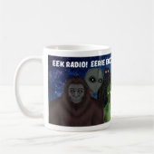EEK senden, alien, Geist, Bigfoot, dogman, Kaffeetasse (Links)