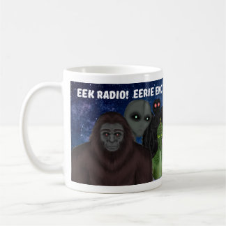 EEK senden, alien, Geist, Bigfoot, dogman, Kaffeetasse