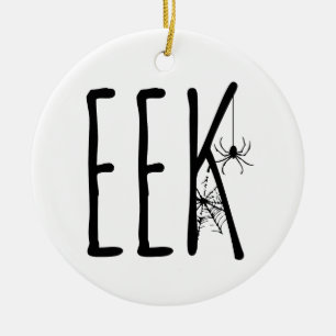 Eek Spinne & Spinnennetz Gruselig Unheimliches Hal Keramik Ornament