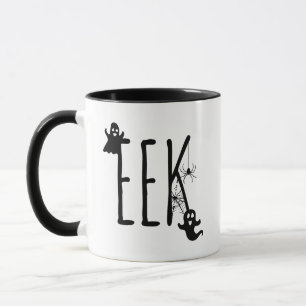 Eek Whimsical Gruselige Geister Halloween Tasse