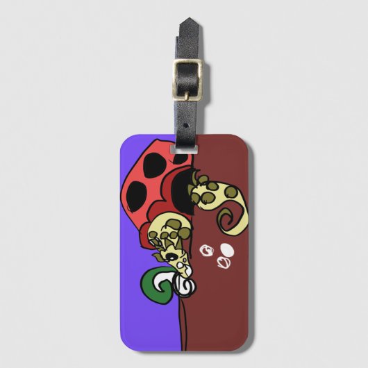 Eel art gepäckanhänger (Vorderseite Vertikal)