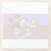 Eel art glasuntersetzer (Rückseite)