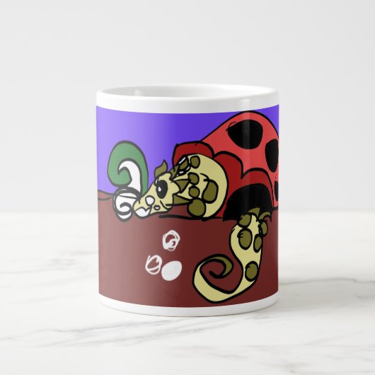 Eel art Jumbo-Tasse (Vorderseite)
