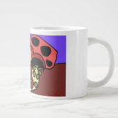 Eel art Jumbo-Tasse (Rechts)