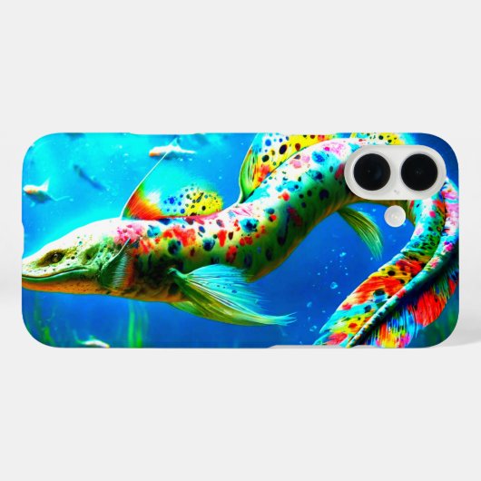 Eel Art Phone Case (Rückseite (Horizontal))