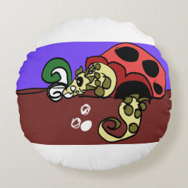 Eel art rundes kissen