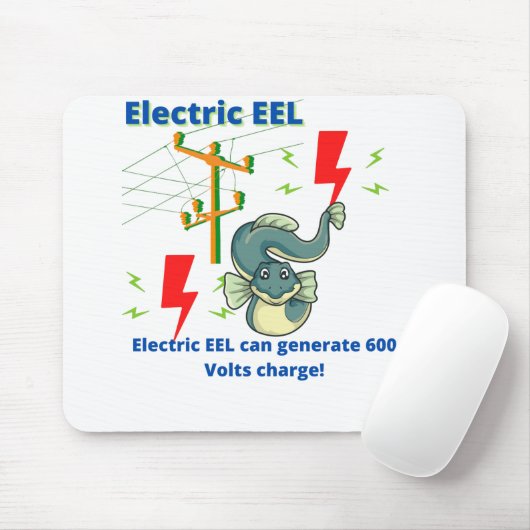 EEL kann 600 Volt erzeugen Mousepad (Mit Mouse)