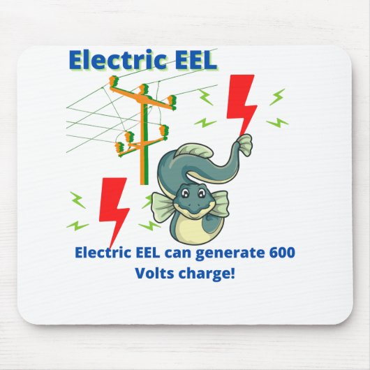 EEL kann 600 Volt erzeugen Mousepad (Vorne)