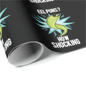 Eel Puns wie schockierend Funny Animal Pub Dark BG Geschenkpapier (Rolleneckpunkt)