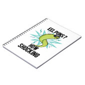 Eel Puns wie schockierend lustige Tierpuppe Notizblock (Linke Seite)