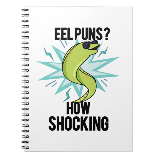 Eel Puns wie schockierend lustige Tierpuppe Notizblock (Vorderseite)
