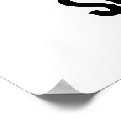 Eel Puns wie schockierend lustige Tierpuppe Poster (Ecke)