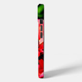 Eelgant Rote Blüte Foto Hummel Case-Mate iPhone Hülle (Rückseite / Links)