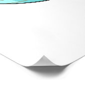 Eelin Great Funny Slippery Eel Pun Poster (Ecke)