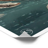 Eeling Art Print Poster (Ecke)