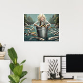 Eeling Art Print Poster (Heimbüro)