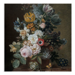 Eelke Jelles Eelkema Stillleben mit Blumen Poster
