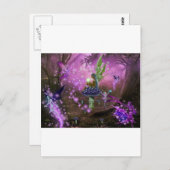 Een fonkelend bos postkarte (Vorne/Hinten)