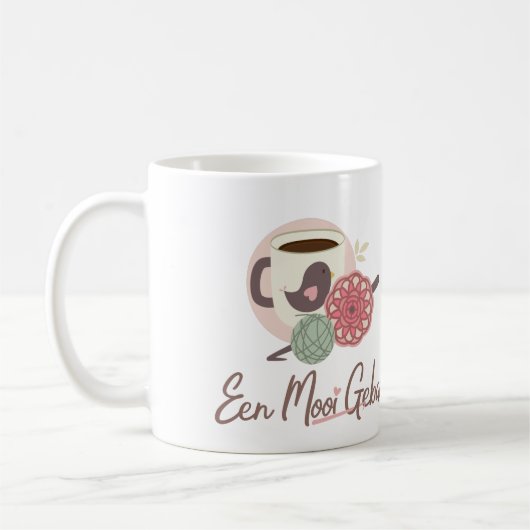 Een Mooi Gebaar - Logo - Koffie Mok Kaffeetasse (Links)
