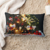 Een zoekplaatje met diverse Kerst optuig Fubby's. Lendenkissen (Decke)