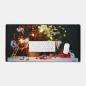 Een zoekplaatje met diverse Kerst optuig Fubby's. Schreibtischunterlage (Tastatur & Maus)