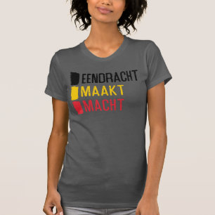 Eendracht Maakt Macht Belgisches Motto, Belgien T-Shirt