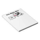 Eeny, Meeny, Miny, Moo Cow Notizblock (angewinkelt)