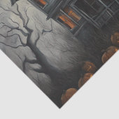 Eerie Abode: Spuk Hausgemälde Seidenpapier (Detail)