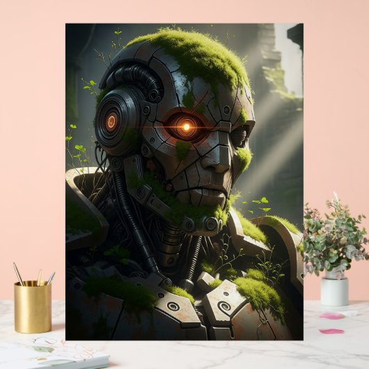 Eerie Android Acrylschild (Hochzeit)