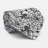 Eerie Arachnid/Spider & Web Krawatte (Gerollt)