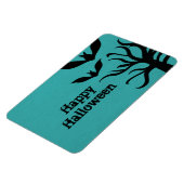 Eerie Bats Halloween Flexi Magnet, Aqua Magnet (Linke Seite)